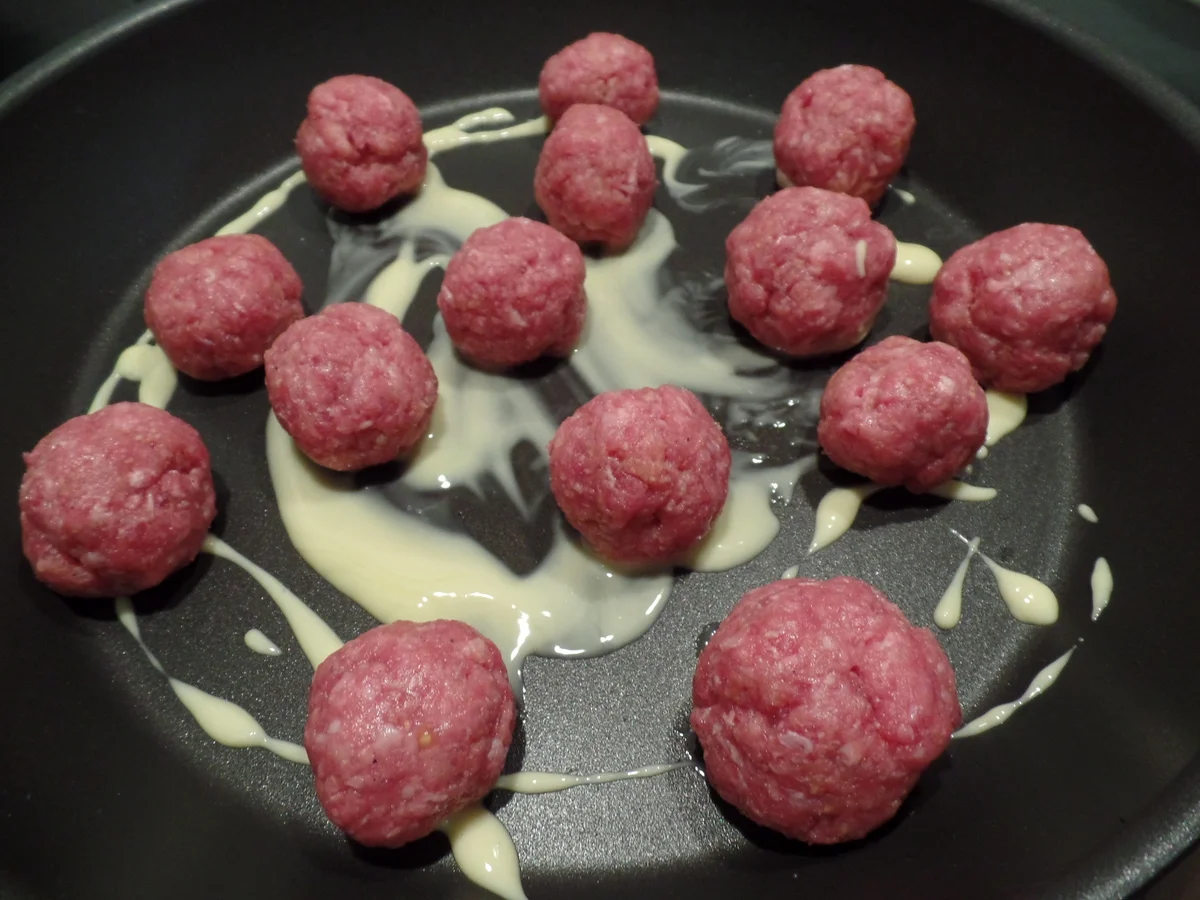 Gratin mit Hackbällchen - Rezept - Bild Nr. 5233