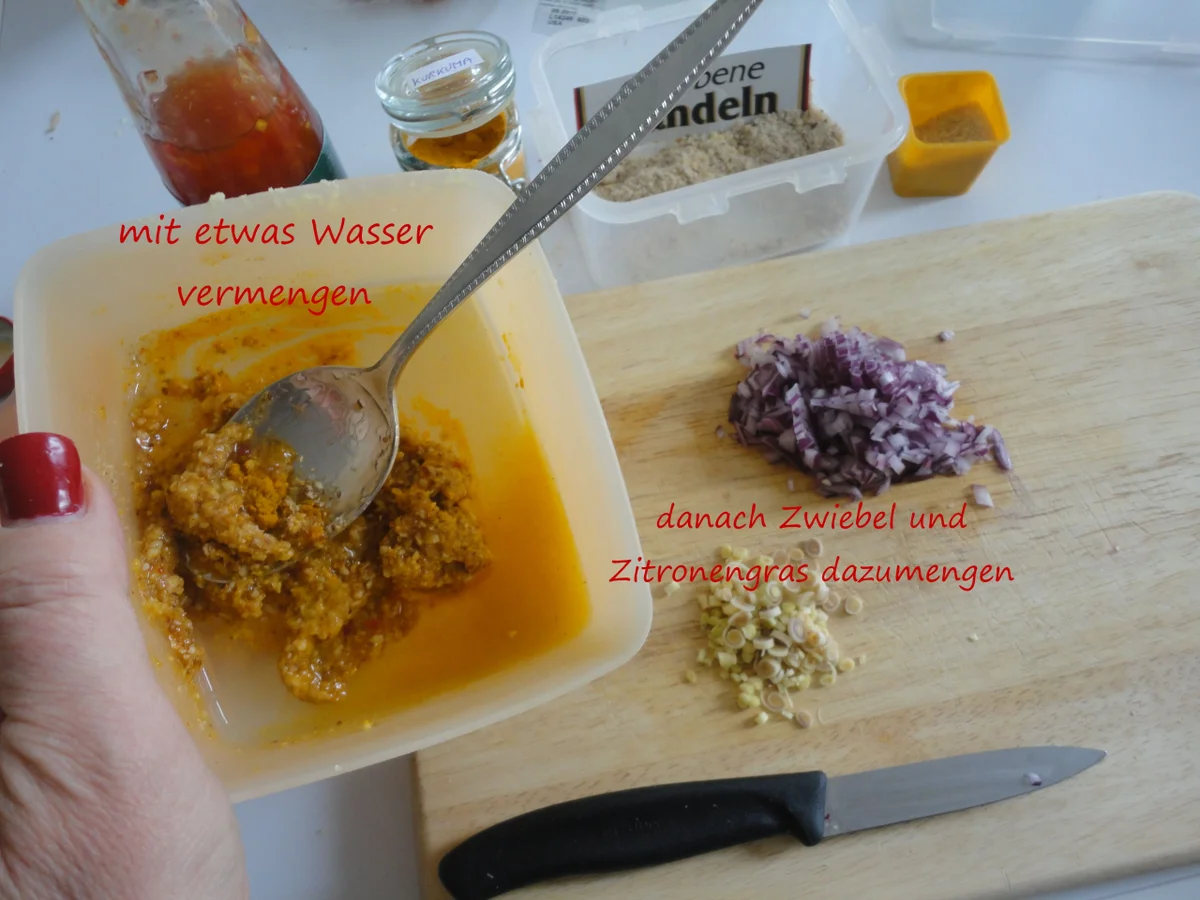 Malaysisches Kokos Hühnchen - Rezept - Bild Nr. 5233