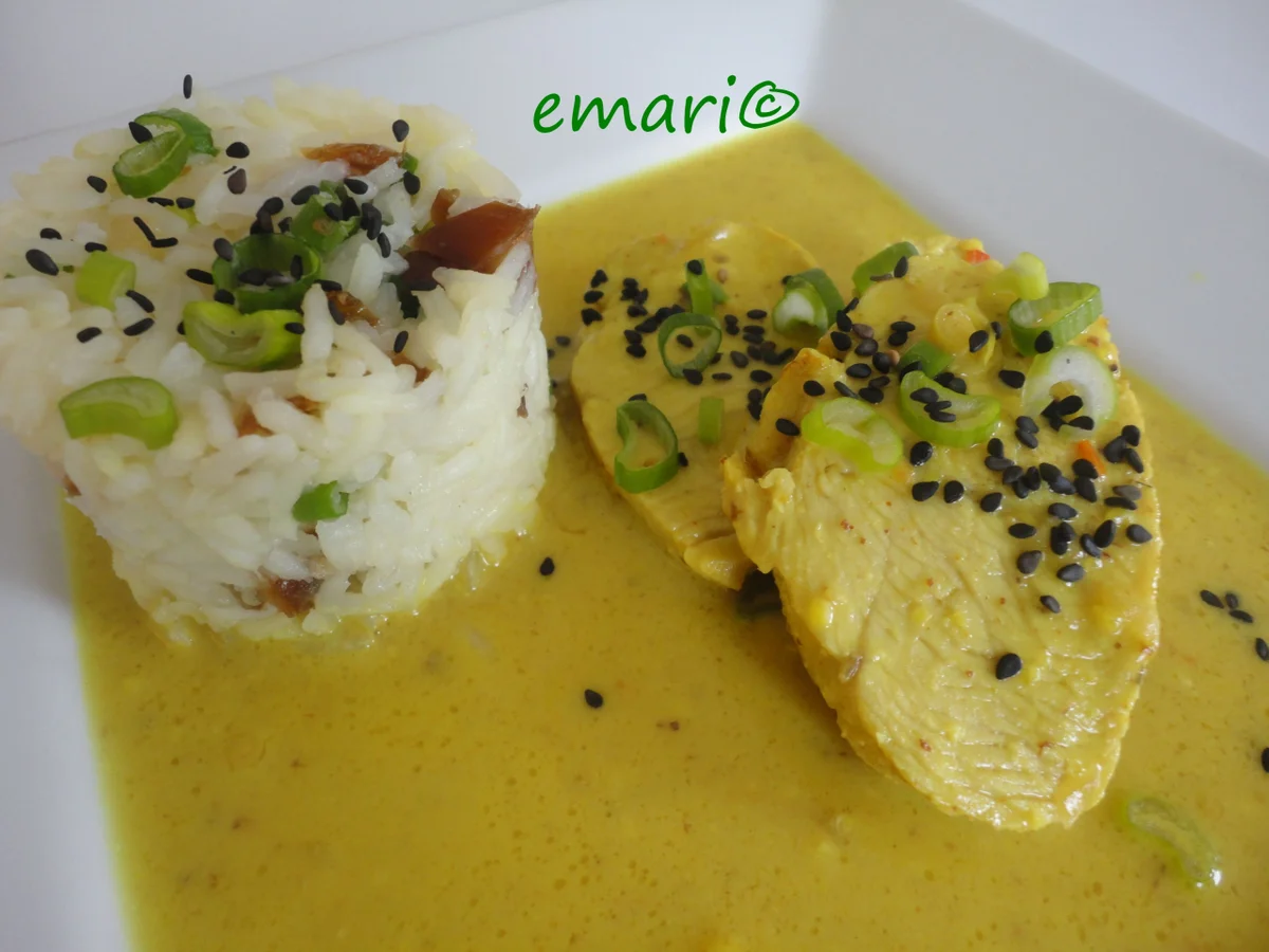 Malaysisches Kokos Hühnchen - Rezept - Bild Nr. 5237