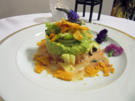 Guacamole -Türmchen mit Garnelen - Rezept
