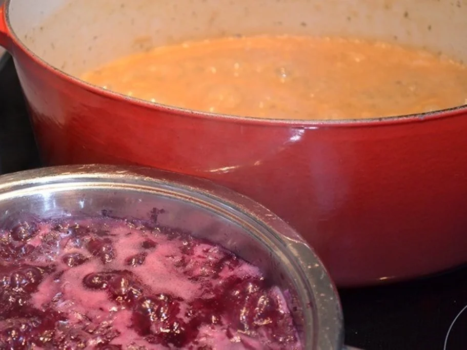 Puten Unterschenkel mit Rotkohl und Knödeln à la Biggi - Rezept - Bild Nr. 5251