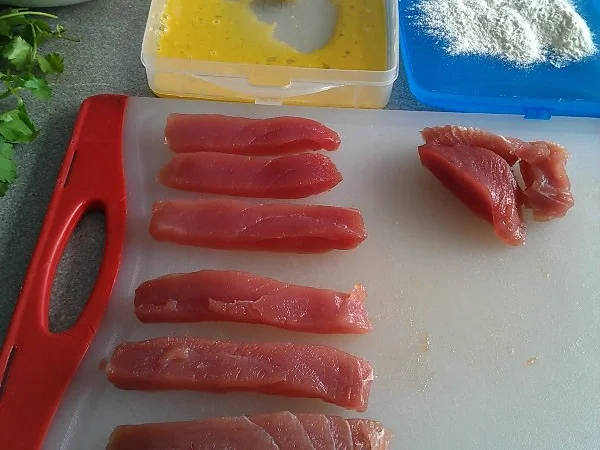 Thunfisch Sticks (Fischstäbchen) mit Kochbanane à la Biggi - Rezept - Bild Nr. 5267