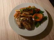 Rezept: Poulet Flügeln mit Wurzelgemüse Poulet Flügeln mit Wurzelgemüse - Rezept