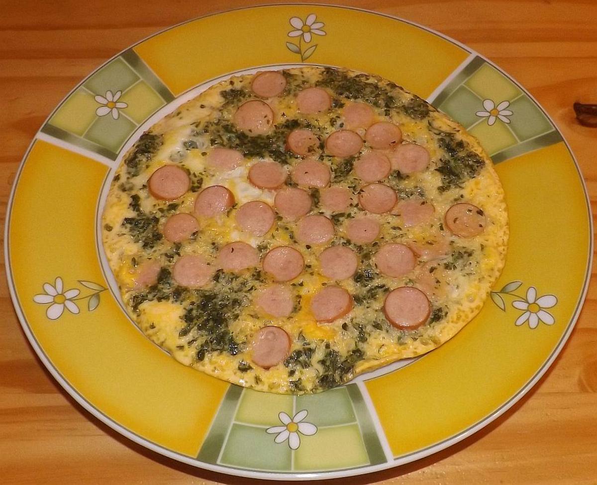 Bilder für Wienerle-Petersilie-Omelett - Rezept