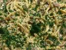 Spätzle mit Champignons & Käse  - Rezept