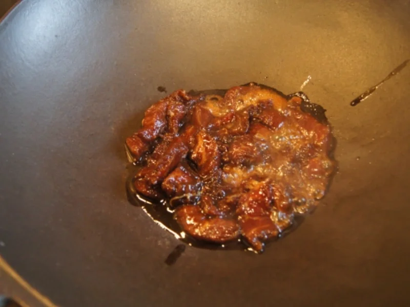 Rinderfilet mit Zwiebeln, Champignons und Spaghetti - Rezept - Bild Nr. 6