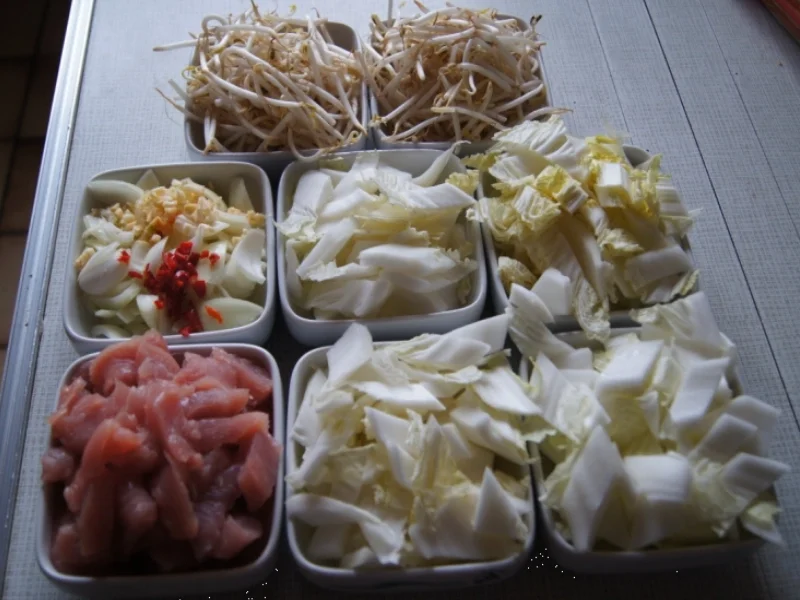 Rezept: Chinakohlwok mit Sesam und Reis Bild Nr. 4 Chinakohlwok mit Sesam und Reis - Rezept - Bild Nr. 4