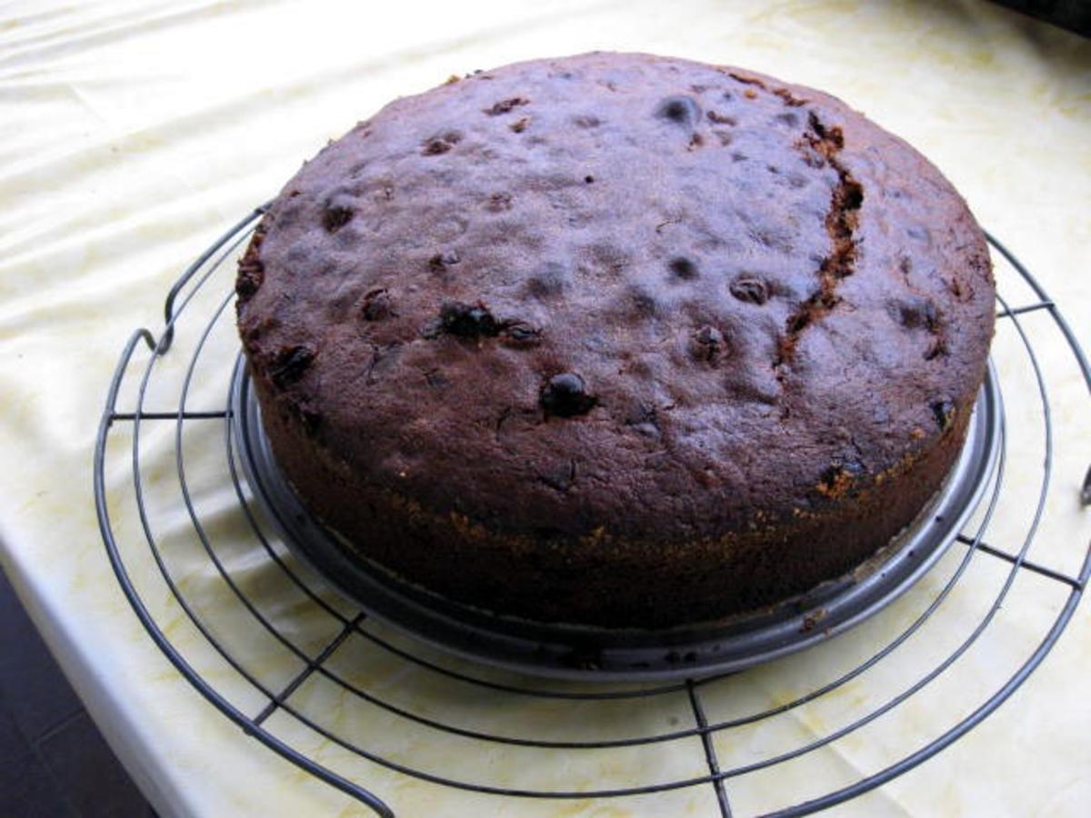 Schoko Mandel Kuchen Mit Rum Rosienen Rezept Kochbarde