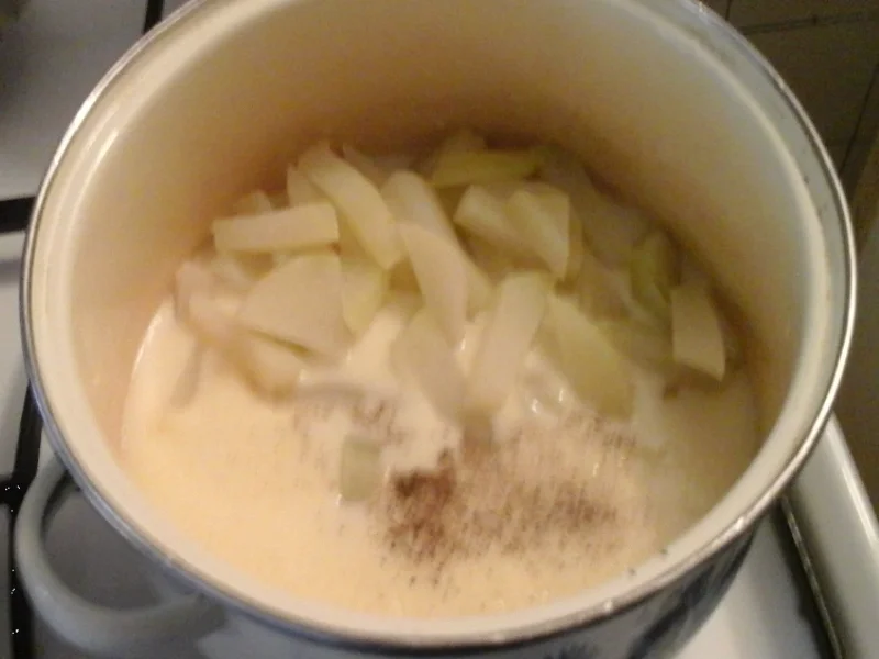 Geräucherter Bauchspeck mit Drillingen und Kohlrabi in Sauce - Rezept - Bild Nr. 6