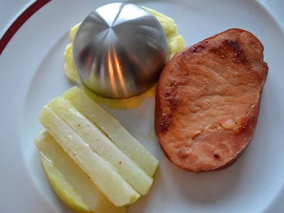 Kasseler mit Kohlrabi (Sticks) und Kartoffelstampf à la Biggi - Rezept - Bild Nr. 5
