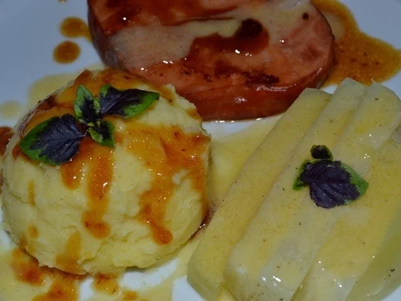 Kasseler mit Kohlrabi (Sticks) und Kartoffelstampf à la Biggi - Rezept - Bild Nr. 6