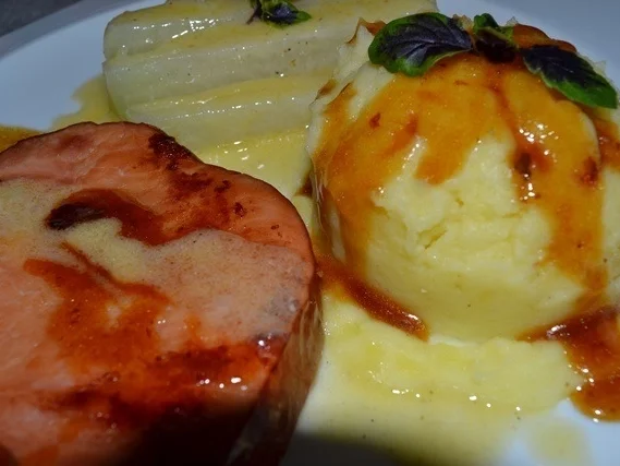 Kasseler mit Kohlrabi (Sticks) und Kartoffelstampf à la Biggi - Rezept - Bild Nr. 9