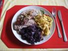 Spanferkel Rollbraten aus dem Römertopf - Rezept