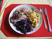 Spanferkel Rollbraten aus dem Römertopf - Rezept