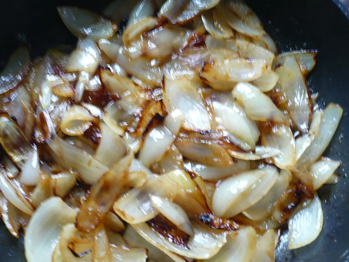 Bohnen mit karamellisierten Röstzwieben - Rezept - Bild Nr. 3