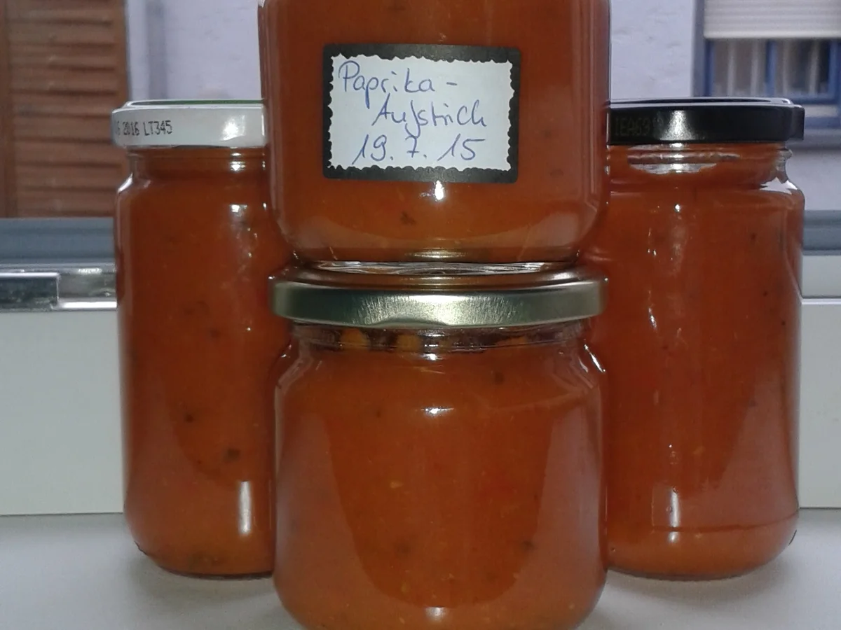 Rezept: Paprika-Aufstrich herzhaft vegan Paprika-Aufstrich herzhaft vegan - Rezept