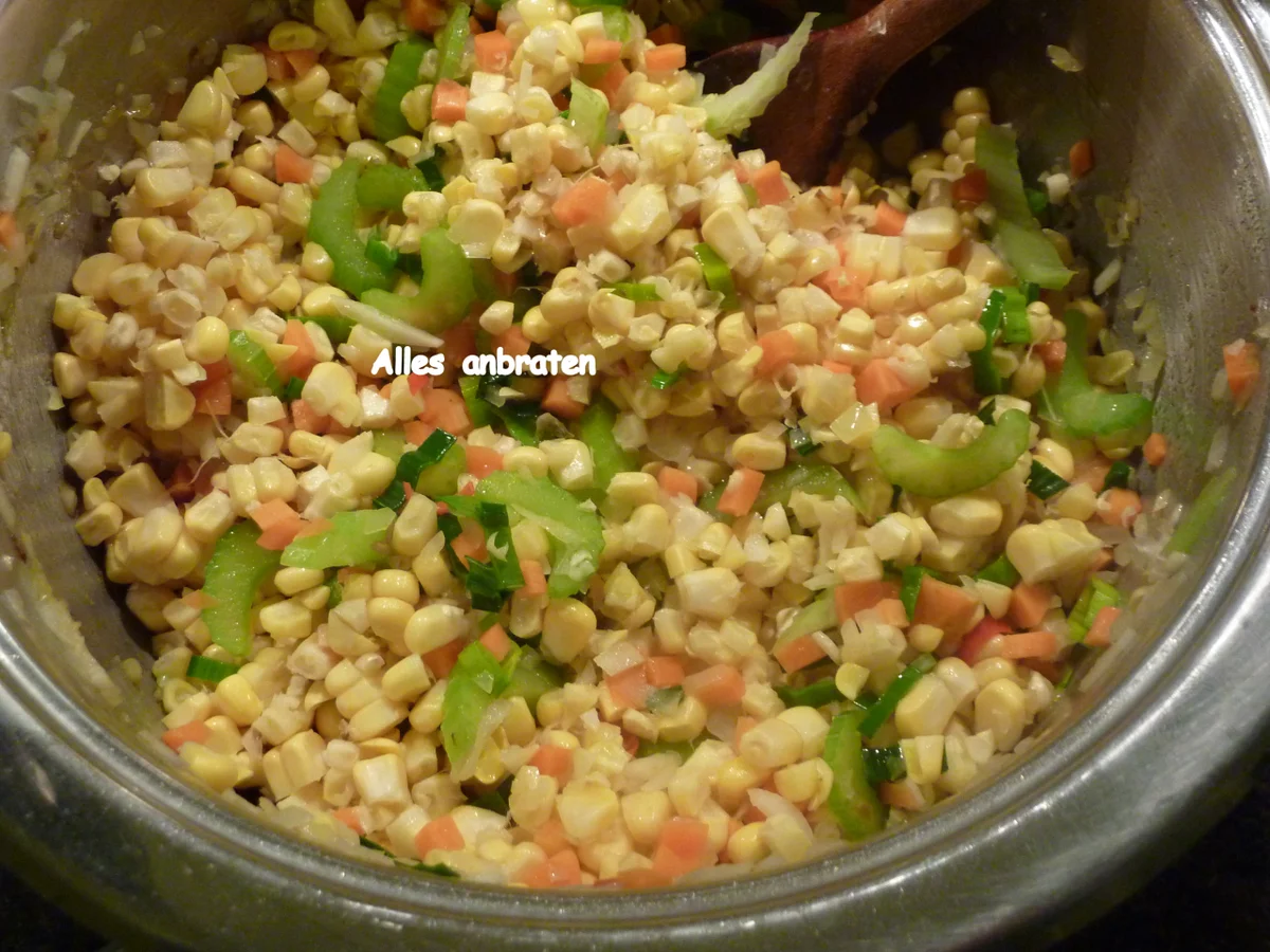 Rezept: Frisches Zuckermais Sahnesuppe Bild Nr. 4 Frisches Zuckermais Sahnesuppe - Rezept - Bild Nr. 4