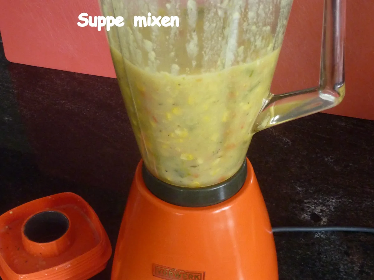 Rezept: Frisches Zuckermais Sahnesuppe Bild Nr. 7 Frisches Zuckermais Sahnesuppe - Rezept - Bild Nr. 7