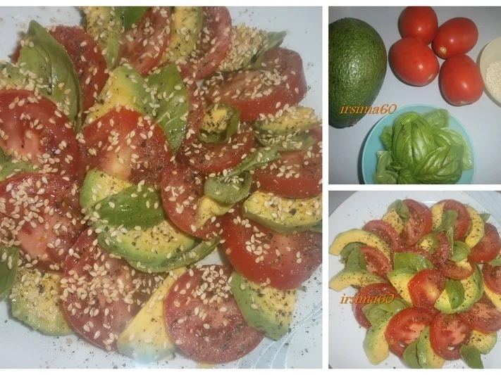 Tomaten-Avocado-Salat - Rezept