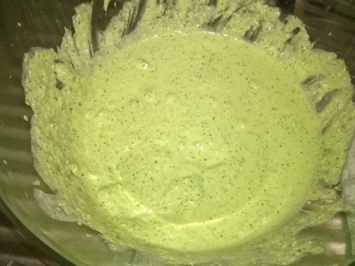 Rezept: Goldbuttfilets-Röllchen (Scholle) mit Mangold und Rucolasauce im Rohschinkenmantel Bild Nr. 3 Goldbuttfilets-Röllchen (Scholle) mit Mangold und Rucolasauce im Rohschinkenmantel - Rezept - Bild Nr. 3