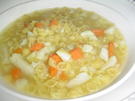 Ganz einfache und schnelle Nudelsuppe - Rezept