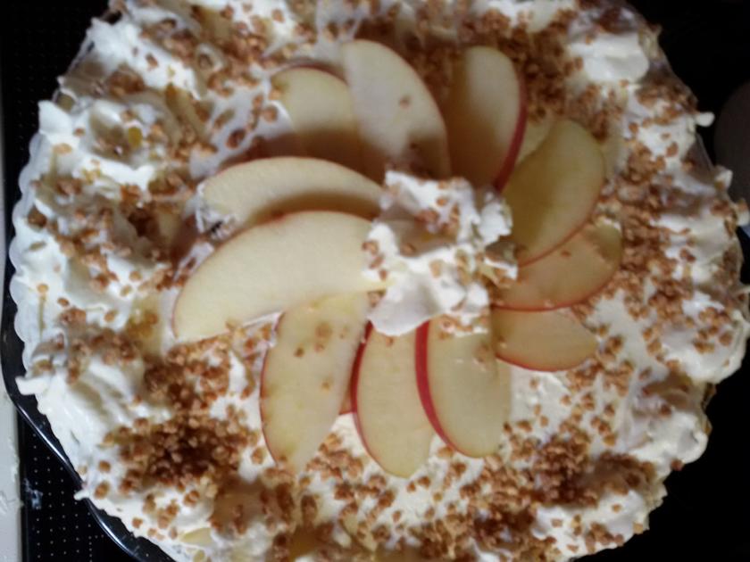 Apfel Zimt Torte - Rezept mit Bild - kochbar.de