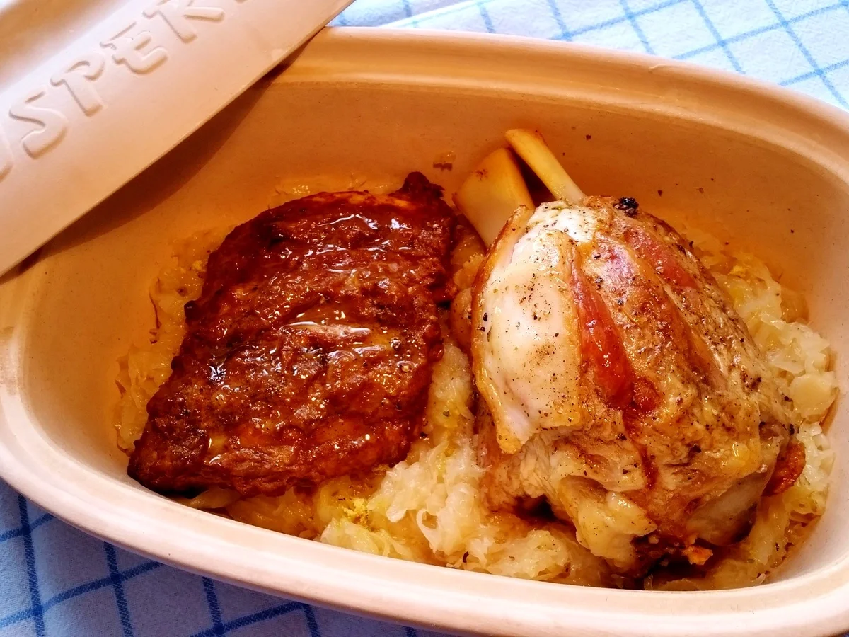 Schnelle Haxe aus dem Römertopf ... - Rezept - Bild Nr. 5