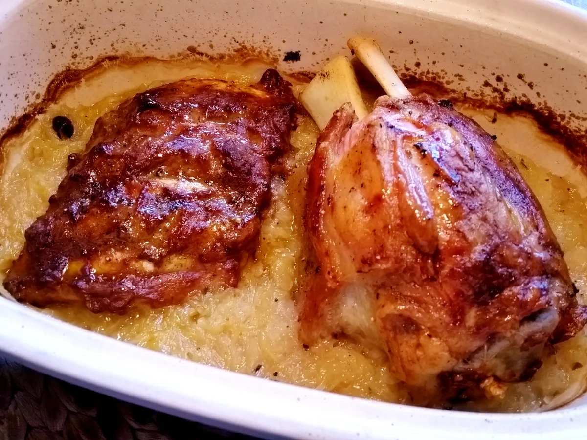 Schnelle Haxe aus dem Römertopf ... - Rezept - Bild Nr. 6