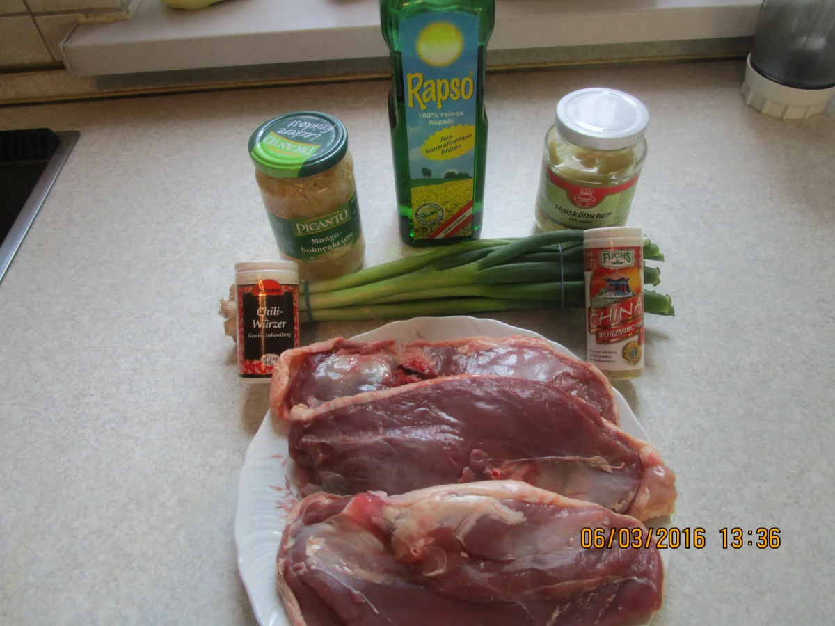 Gebratene Ente mit Früchten - Rezept - Bild Nr. 2