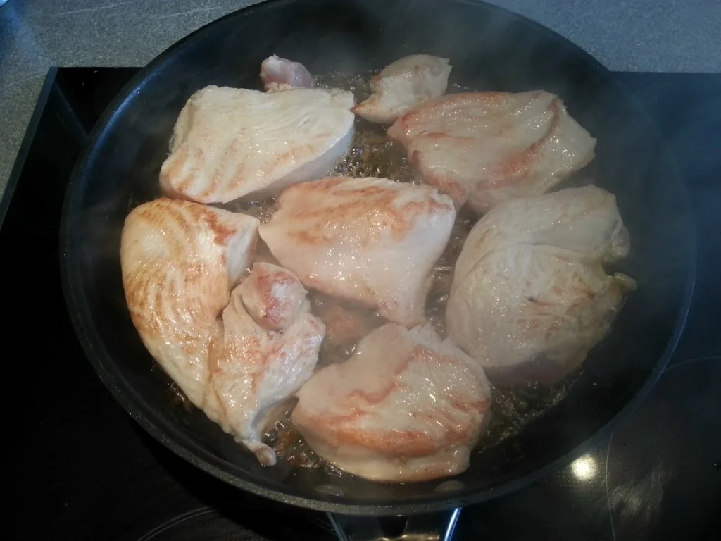 Putenbrust Schnitzel mit Manchego Pilzcreme Sosse à la Biggi - Rezept - Bild Nr. 5