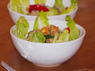 Rohkostsalat mit Thunfisch, Romasalatherzen & Mais - Rezept
