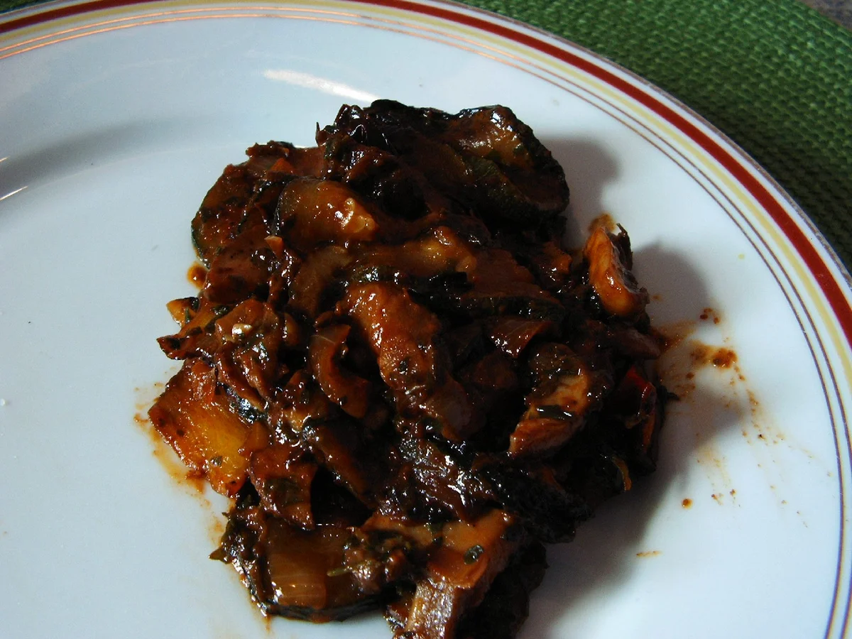 Paprika-Champignon-Gemüse - Rezept