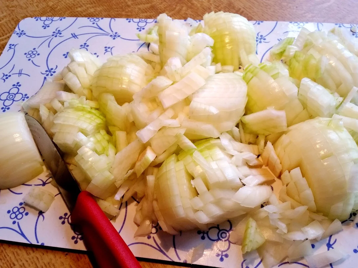 Kartoffelpüree mit sehr viel Zwiebeln drin - Rezept - Bild Nr. 12