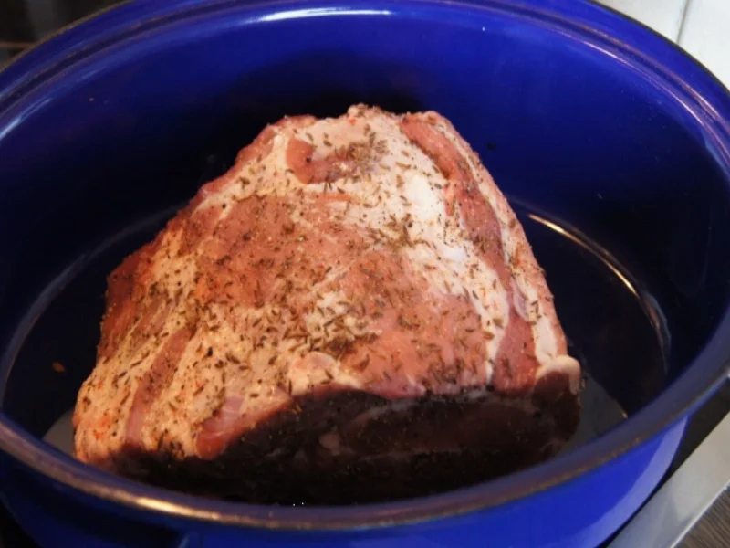 Rezept: Gebratener - Gebackener Schweinenacken Bild Nr. 5 Gebratener - Gebackener Schweinenacken - Rezept - Bild Nr. 5