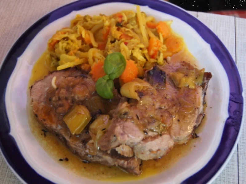 Rezept: Gebratener - Gebackener Schweinenacken Bild Nr. 9 Gebratener - Gebackener Schweinenacken - Rezept - Bild Nr. 9