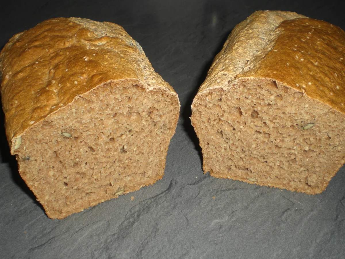 Dinkelvollkornbrot ohne warten - Rezept