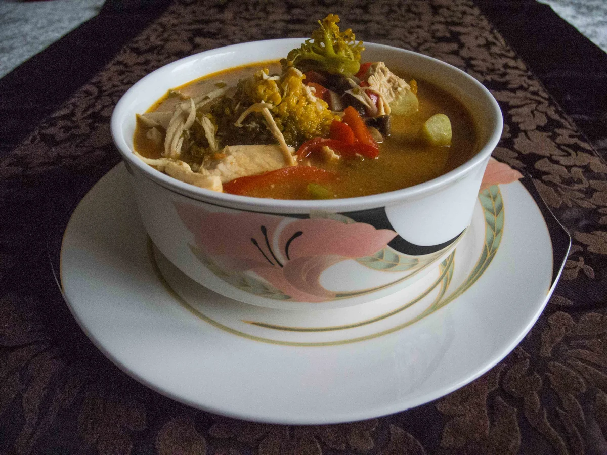 Suppe: Hähnchen-Kokos-Suppe - Rezept