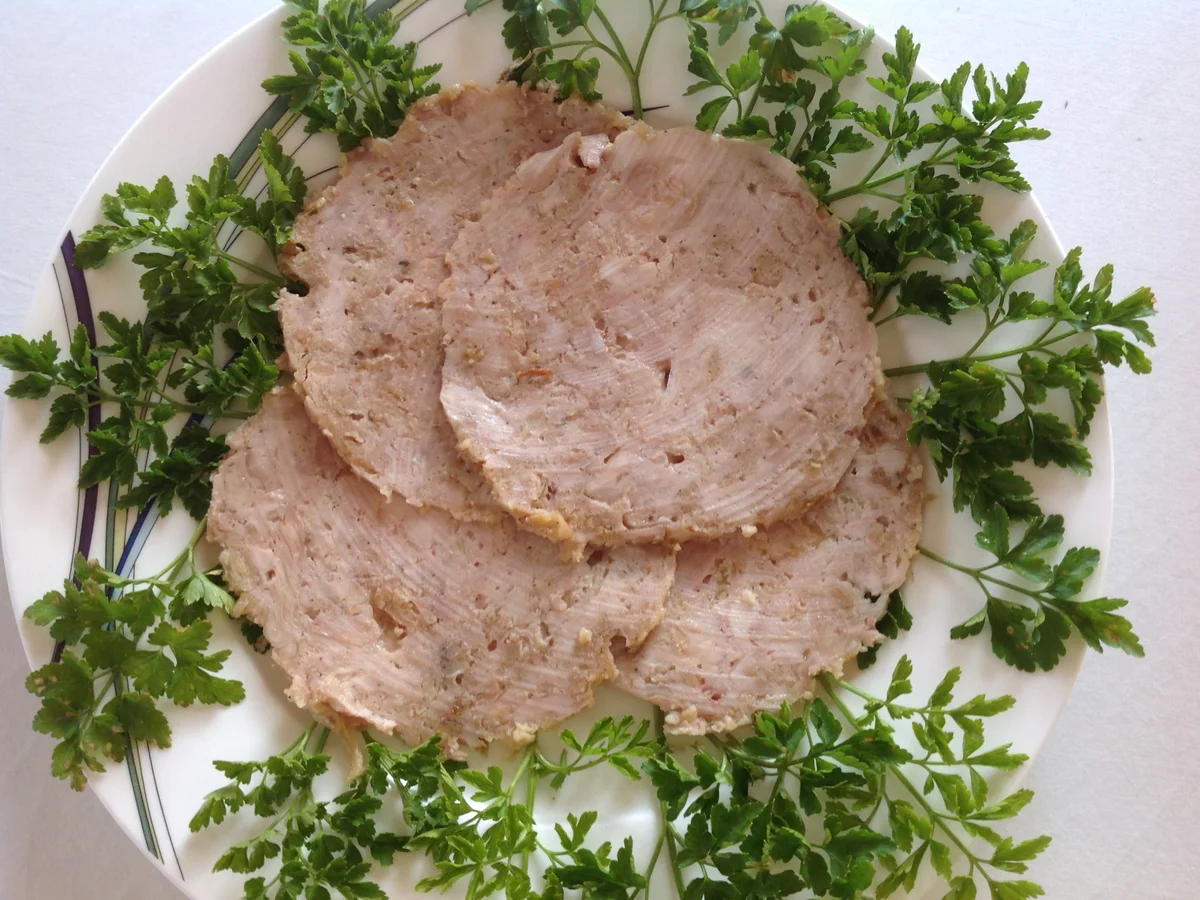 Rezept: Hähnchenaufschnitt mit Röstzwiebeln Bild Nr. 3 Hähnchenaufschnitt mit Röstzwiebeln - Rezept - Bild Nr. 3
