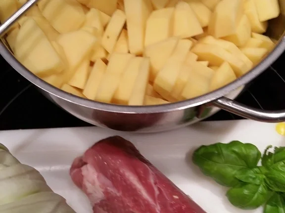Schweinefilet an Senf Ananas Sosse mit Spitzkohleintopf à la Biggi - Rezept - Bild Nr. 5