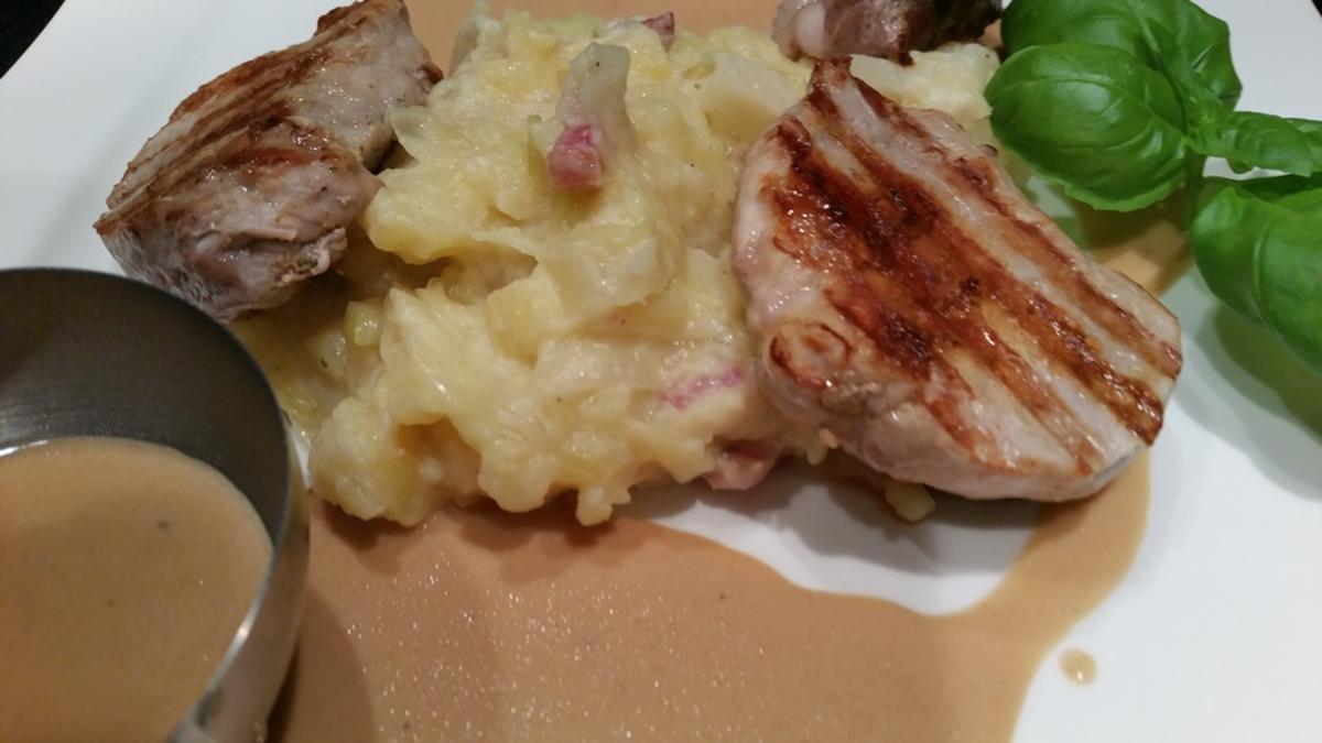 Schweinefilet an Senf Ananas Sosse mit Spitzkohleintopf à la Biggi - Rezept - Bild Nr. 16