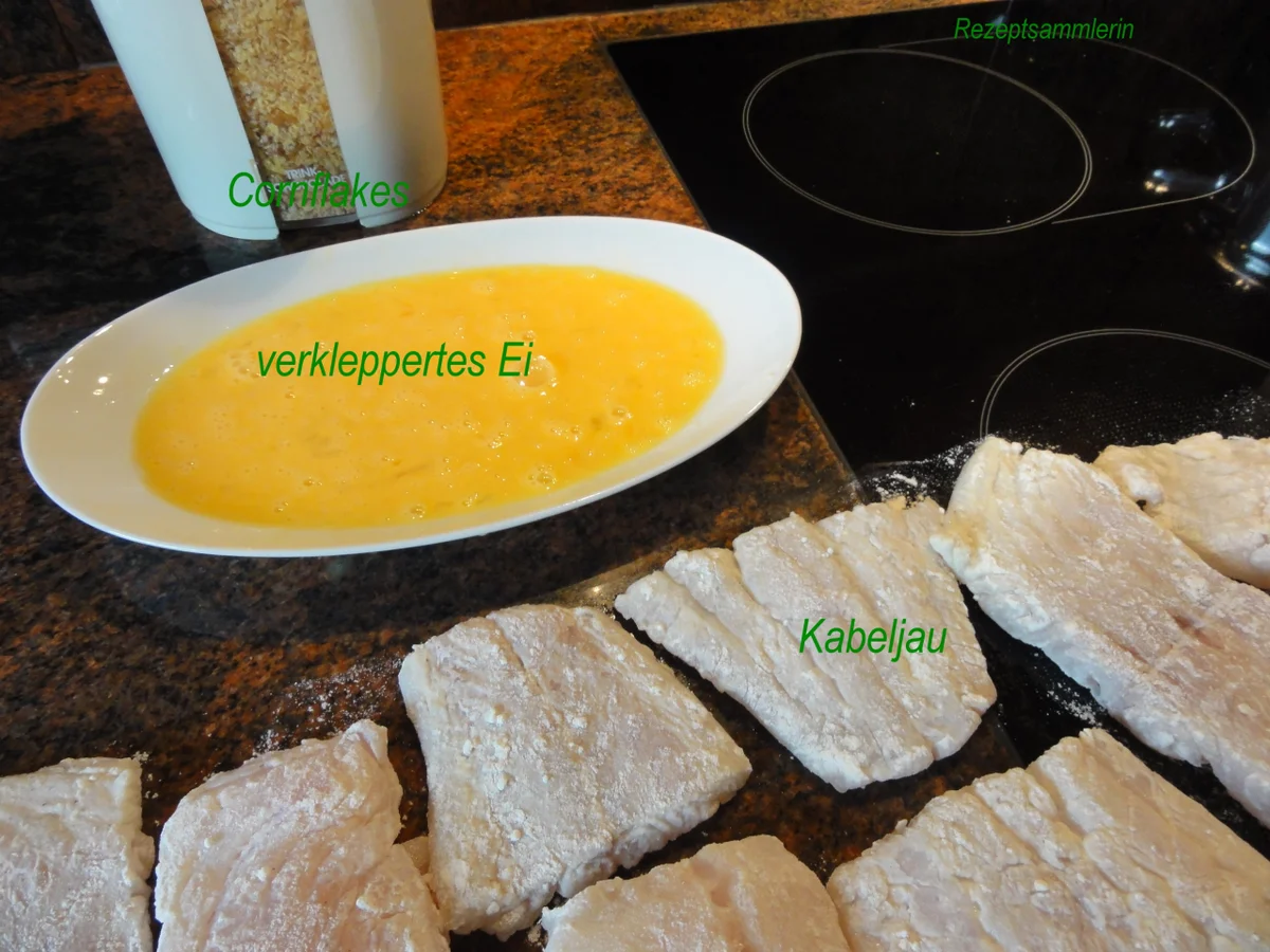 Fisch:   KABELJAU im Knuspermantel - Rezept - Bild Nr. 3