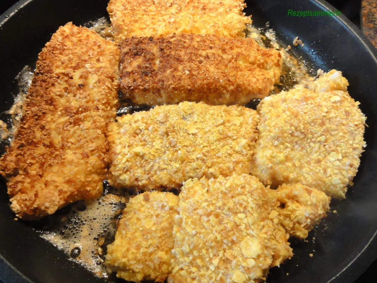 Fisch:   KABELJAU im Knuspermantel - Rezept - Bild Nr. 4