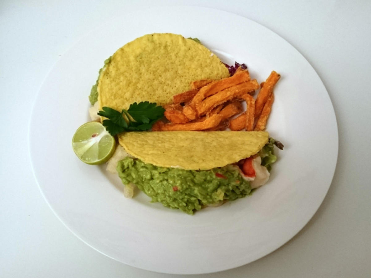 Bilder für Fish Tacos mit frittiertem Heilbutt - Rezept