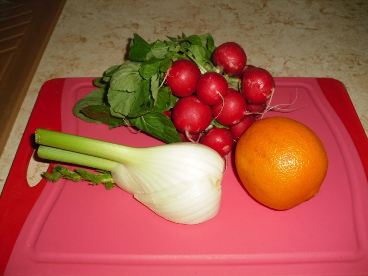 Salat: Fenchel+Orange+Radieschen - Rezept - Bild Nr. 2