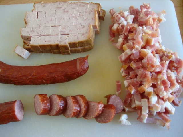 Kartoffel-Bohnentopf mit deftigen Einlagen - Rezept - Bild Nr. 2407