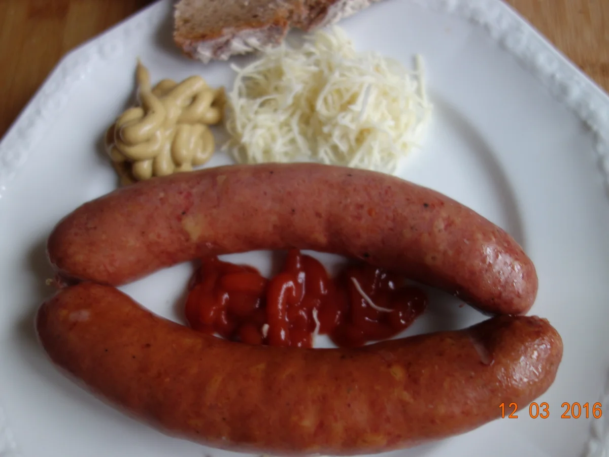 Käsekrainer vom Schwein/Rind; - Rezept - Bild Nr. 3
