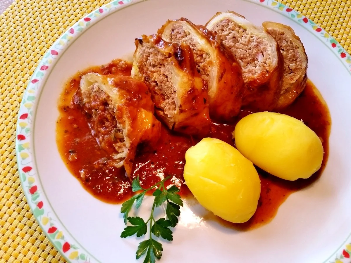 Rezept: Lammhack im Krautwickel Lammhack im Krautwickel - Rezept