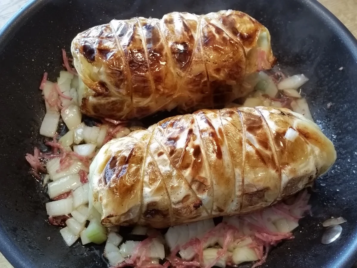 Rezept: Lammhack im Krautwickel Bild Nr. 5 Lammhack im Krautwickel - Rezept - Bild Nr. 5