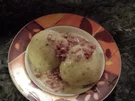 „Schnelle“ Gefüllte Klöße mit Speck-Sahne-Sauce   - Rezept