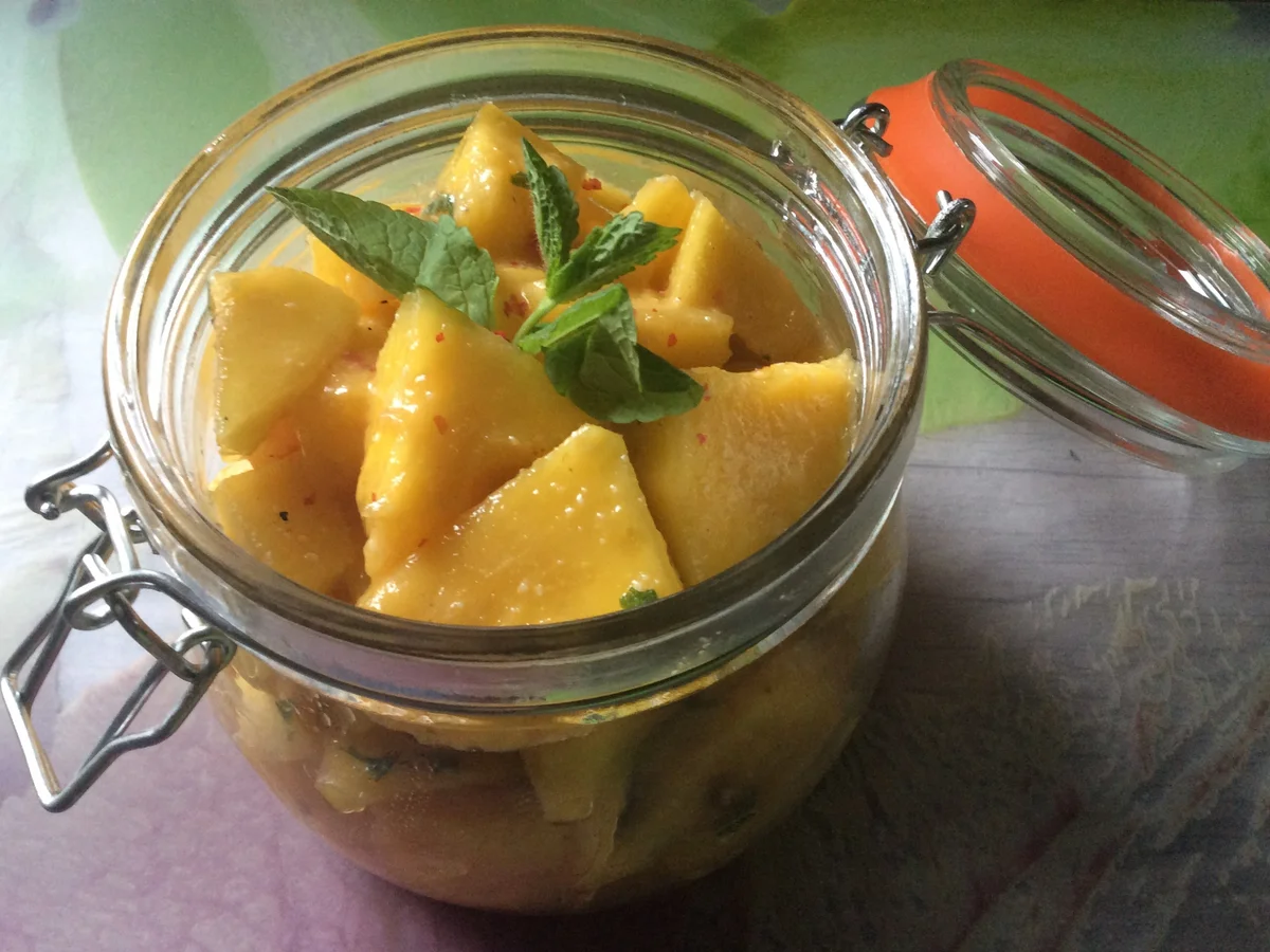 feuriger Mangosalat - Rezept - Bild Nr. 2